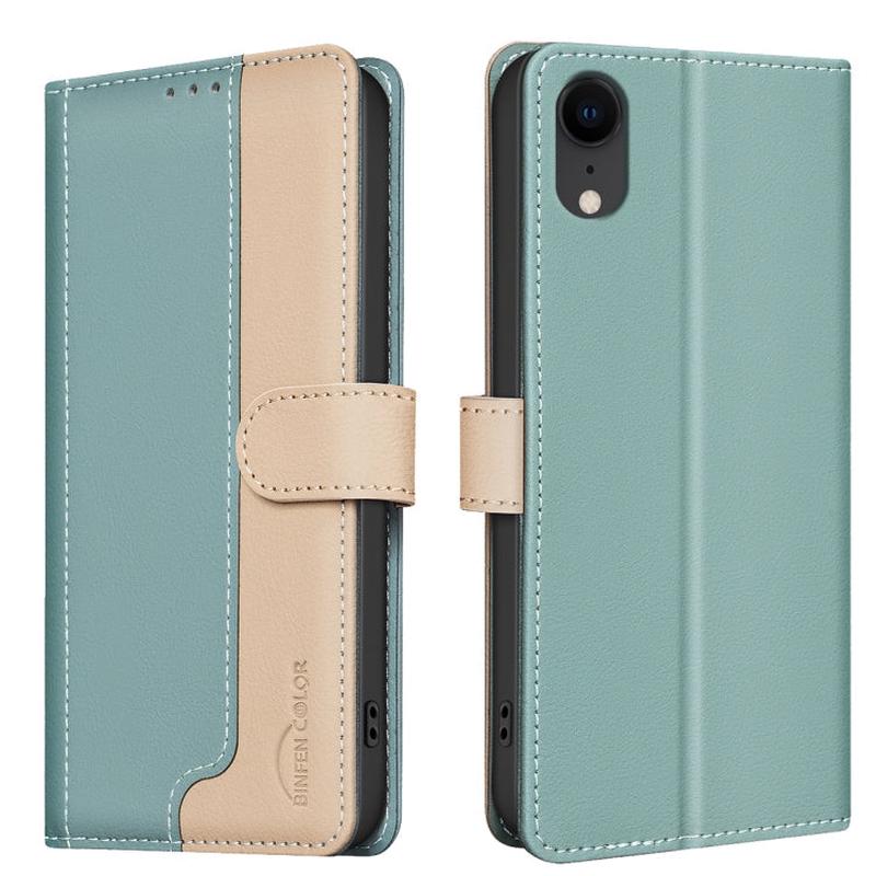 Color Matching RFID Anti-theft Leather Phone Case
