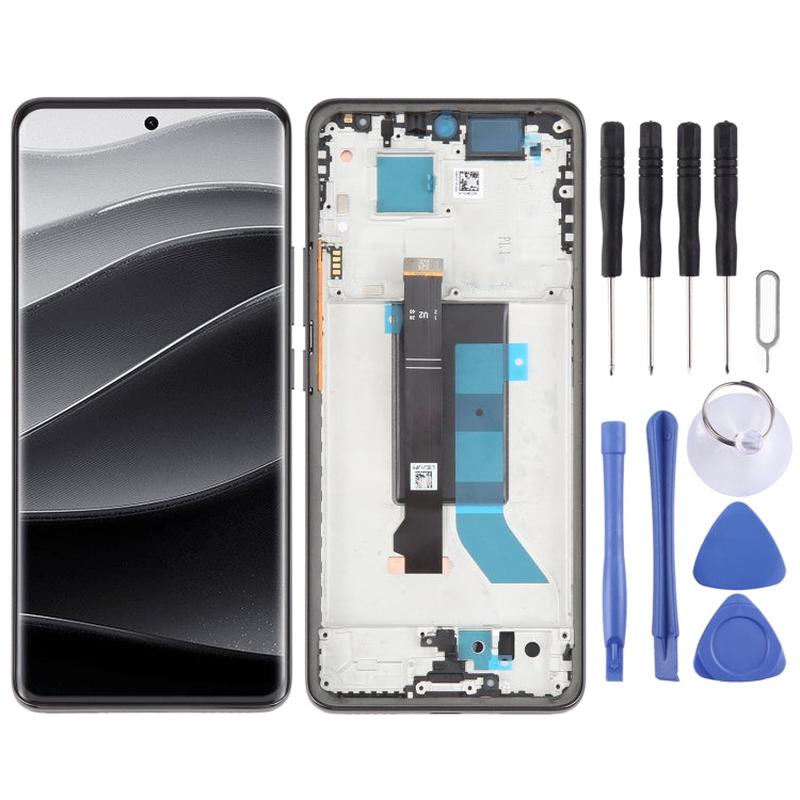For Xiaomi Redmi Note 14 Pro Original LCD Screen Digitizer Full Assembly with Frame
