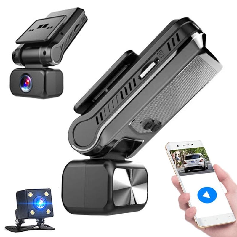 Dual Camera HD Night Vision WiFi Car Dash Cam Driving Recorder