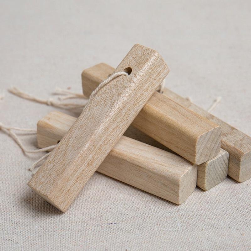 5pcs /Box Camphor Wood Strips Wardrobe Insect Repellent Moth-proof Increase Balsam Camphor Wood