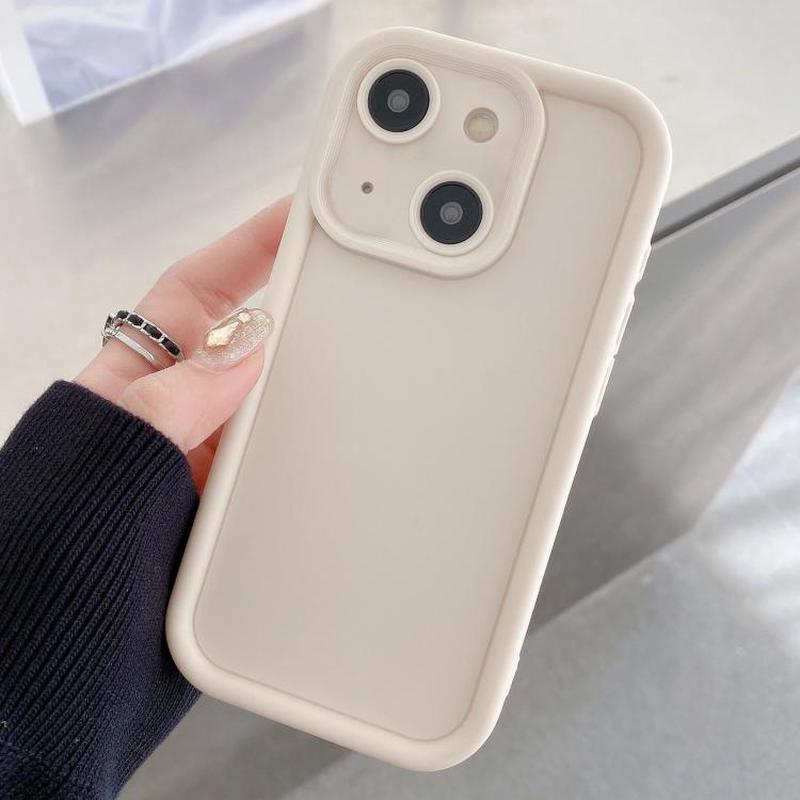 Shockproof Frame Frosted Precise Hole TPU Phone Case