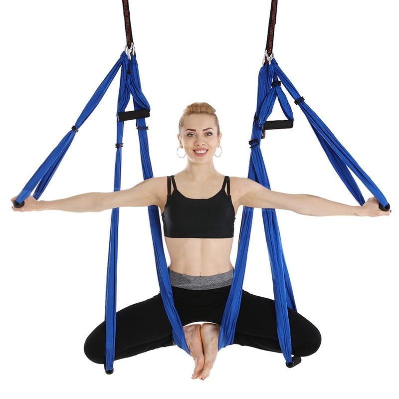 6 Handles Bodybuilding Handstand Inelasticity Aerial Yoga Hammock