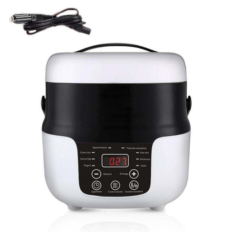 12V-24V 2L Car-Mounted Push-Button Rice Cooker