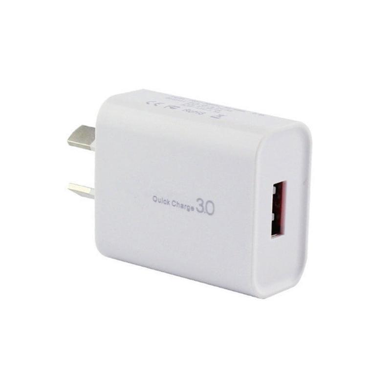 QC 3.0 18W 3A Single USB Interface Charger, AU Plug