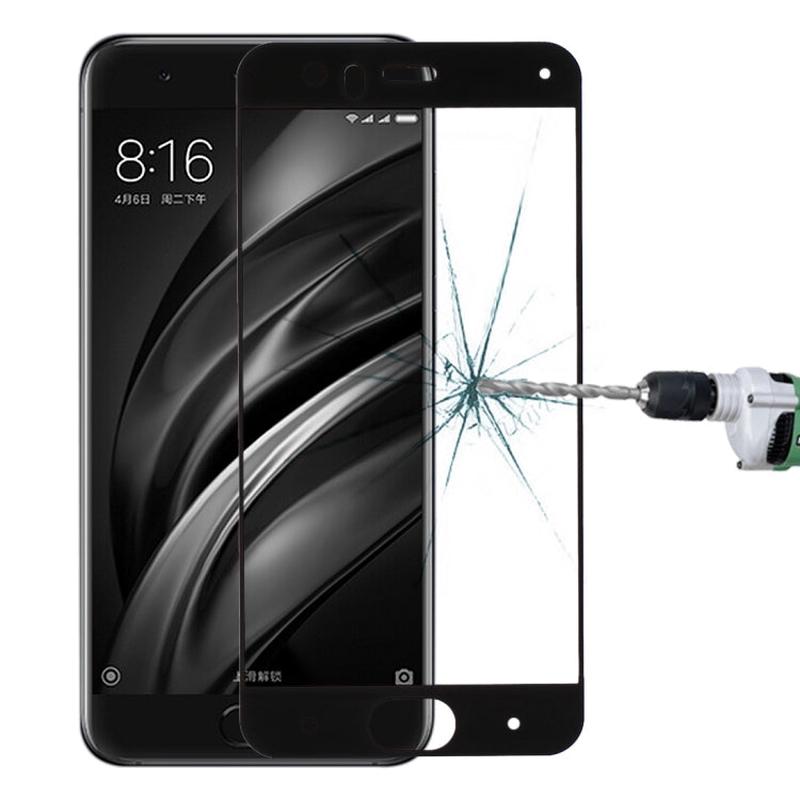 For Xiaomi Mi 6 0.33mm 9H Surface Hardness Silk-screen Full Screen Tempered Glass Screen Protector