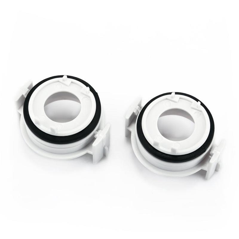 1 Pair H7 Xenon HID Headlight Bulb Base Retainer Holder Adapter for BMW E46/318i/E65/E90