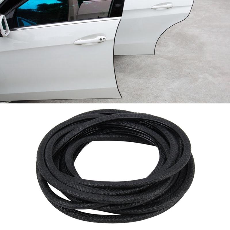 5m Rubber Car Side Door Edge Protection Wire Guards Cover Trims Stickers