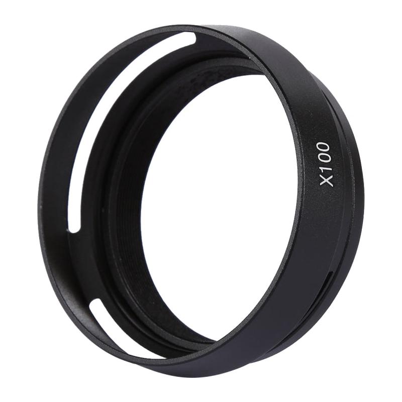 49mm Metal Vented Lens Hood for Fujifilm X100