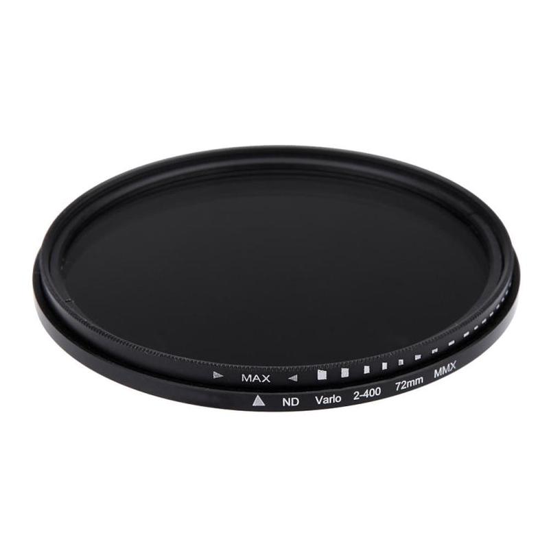 72mm ND Fader Neutral Density Adjustable Variable Filter ND 2 to ND 400 Filter