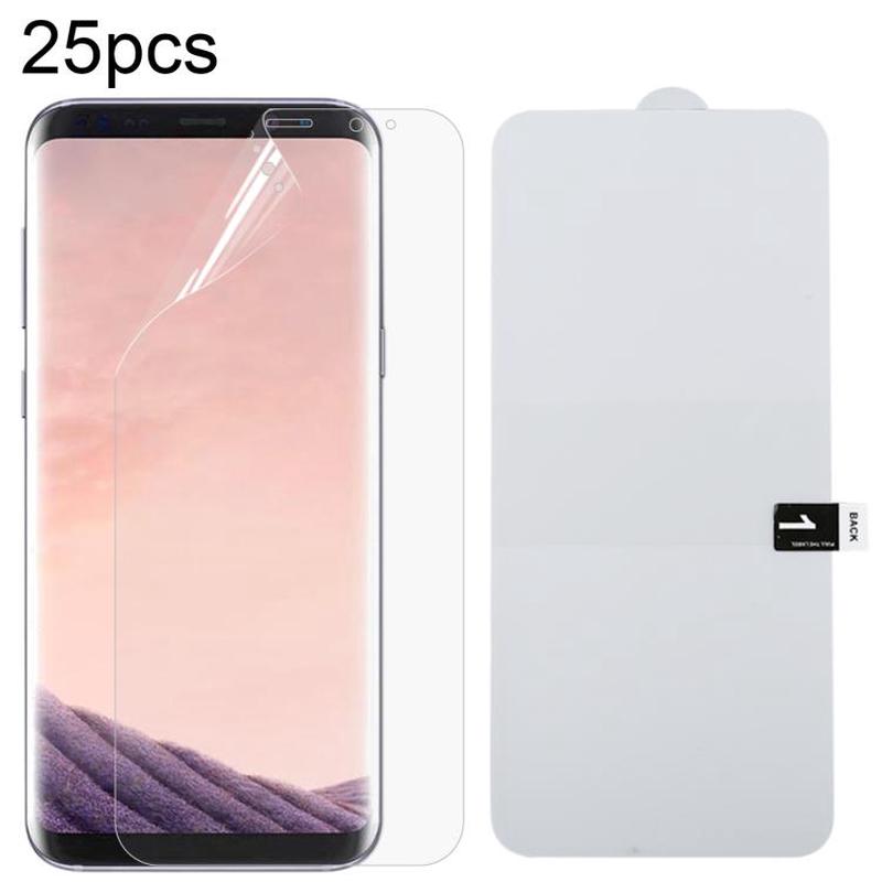 25 PCS For Galaxy S8 Plus Soft TPU Full Coverage Front Screen Protector