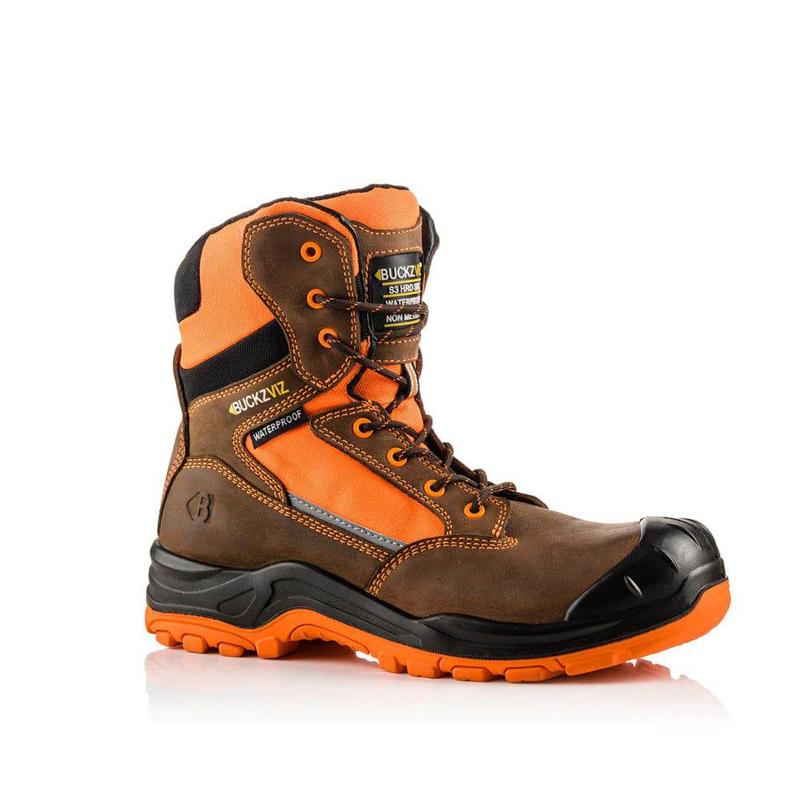 Buckler BVIZ1 S3 360 High Visibility Metal Free Waterproof Safety Lace/Zip Boot