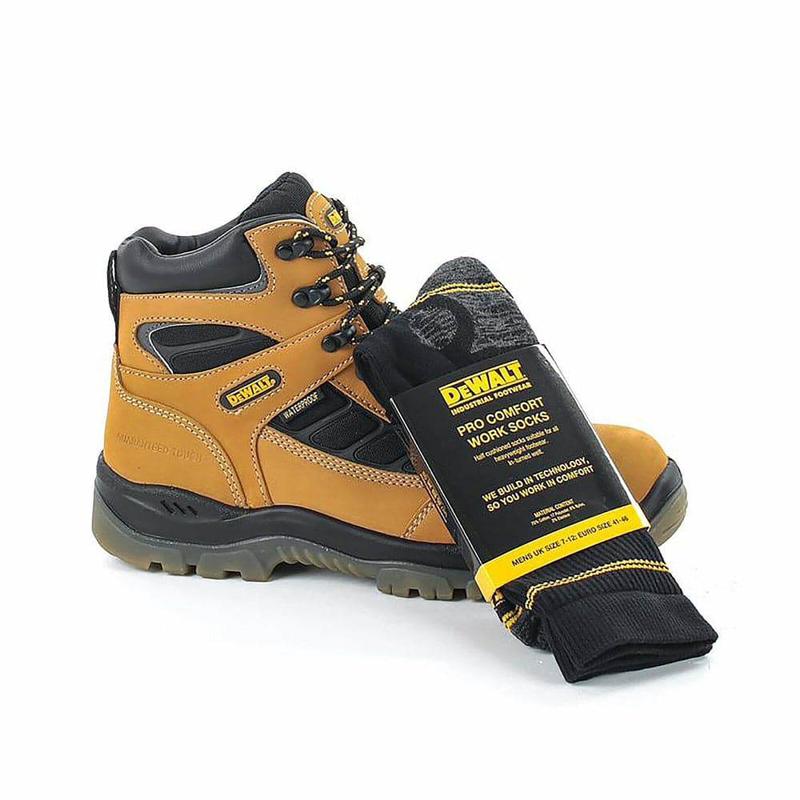 DeWalt Harwich Waterproof Safety Work Bootinc Work Socks