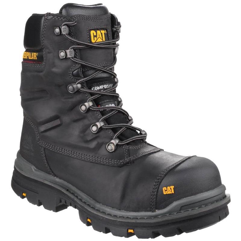 Caterpillar CAT Premier High Leg Combat Safety Work Boot - Side Zip