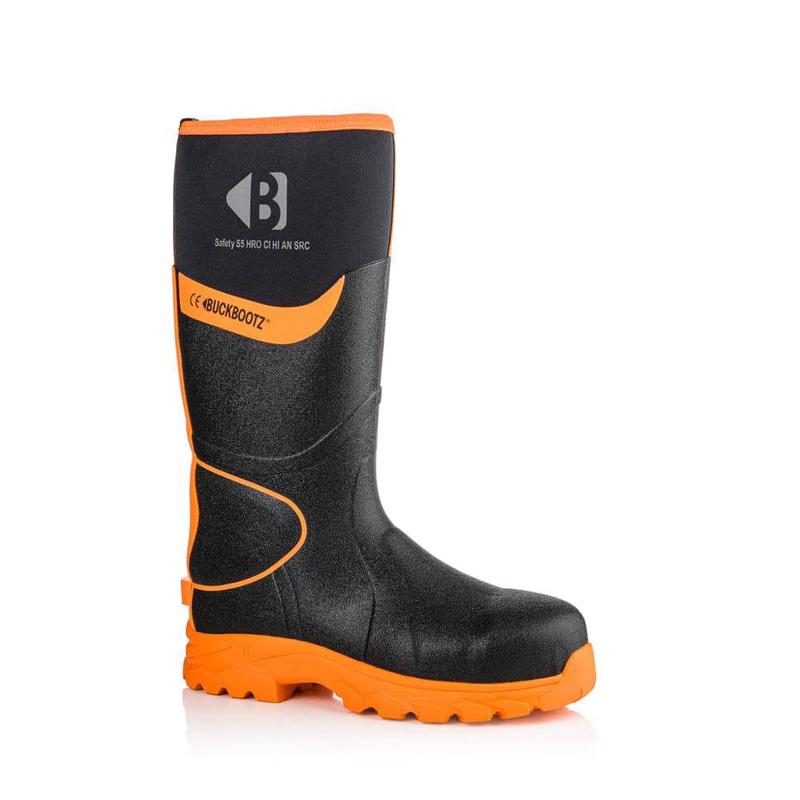 Buckler BBZ8000 S5 360 High Visibility Neoprene / Rubber Safety Wellington Boot with Ankle Protection