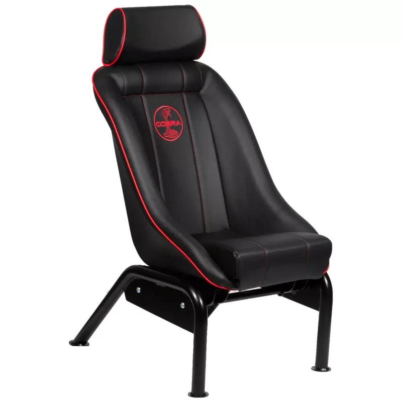 1 Cobra Classic Lounger Black Classic Car Retro Vintage Resto Sports Bucket Seat
