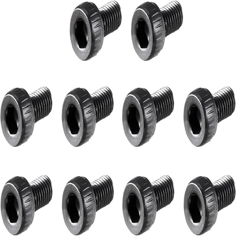 M3x6mm black hex-cap screws