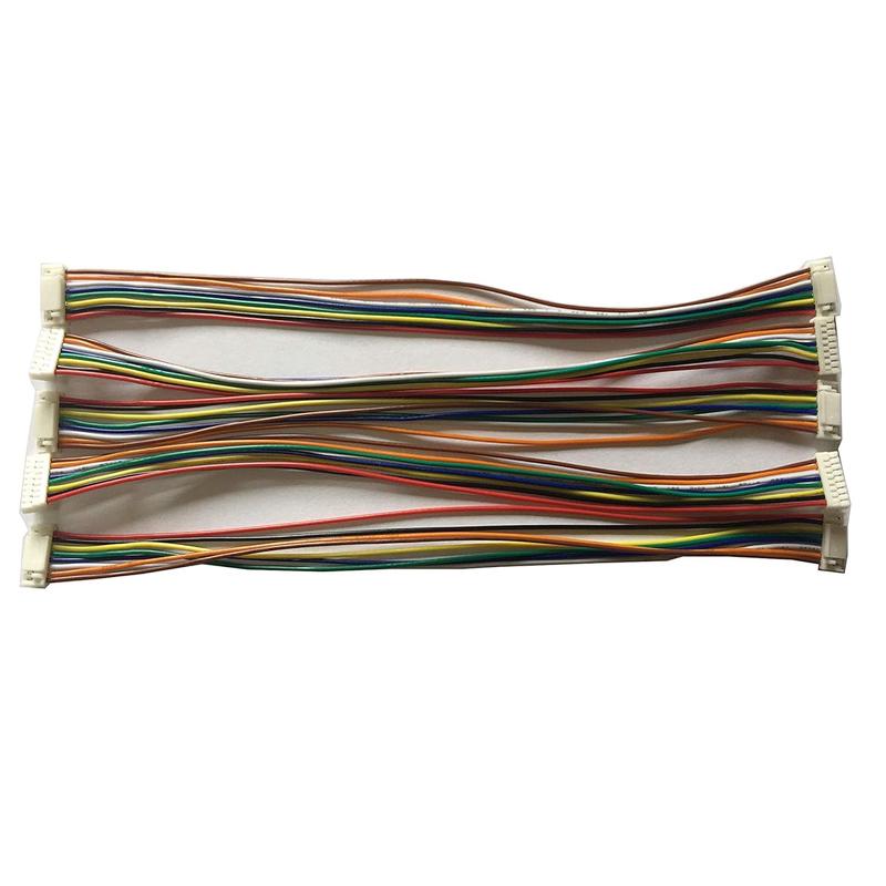 8 pin GH1.25 mm wie double ends 200mm (packed 5pc per bag)