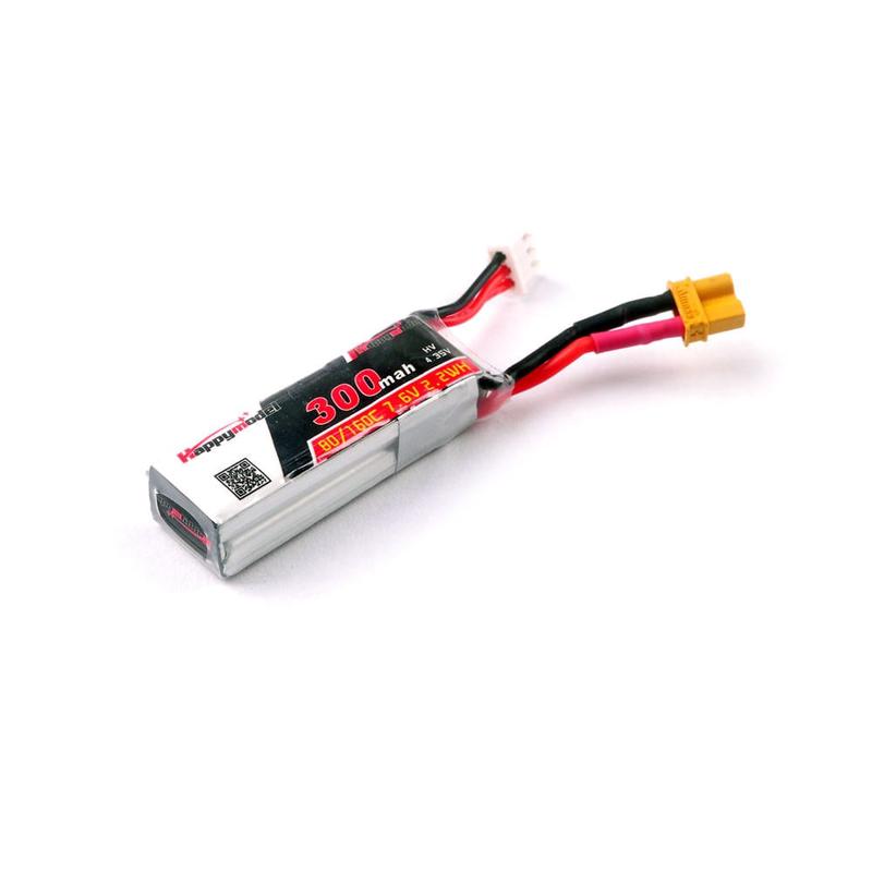 Happymodel 300mAh 2S HV 7.6V Micro Battery (XT30)