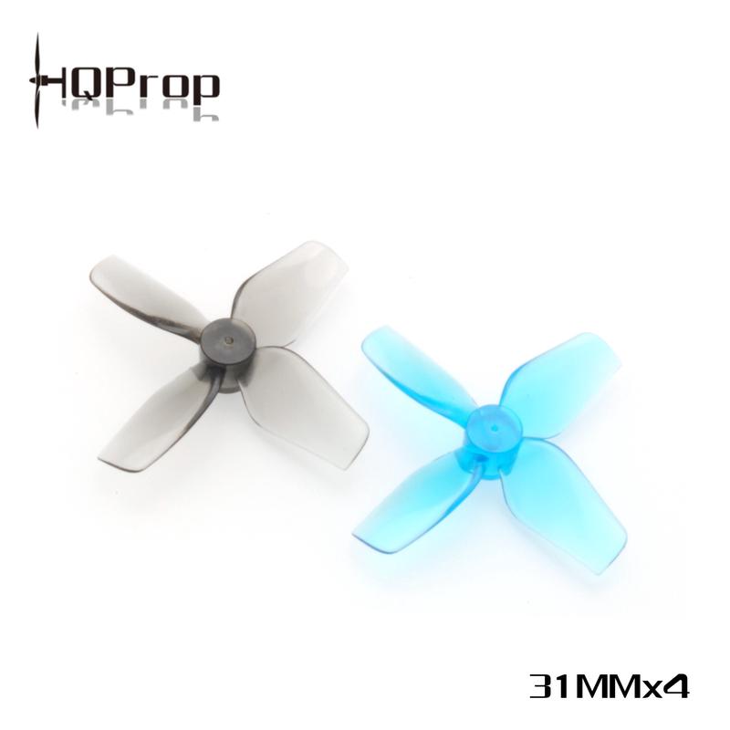HQ Micro Tiny Whoop Props 31mmx4 4 blade (1mm shaft) (2CW+2CCW)