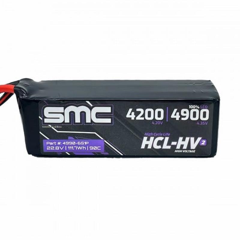 SMC HCL-HV2 Flight 22.8V/6S-4900mAh-90C LiPo Battery XT90