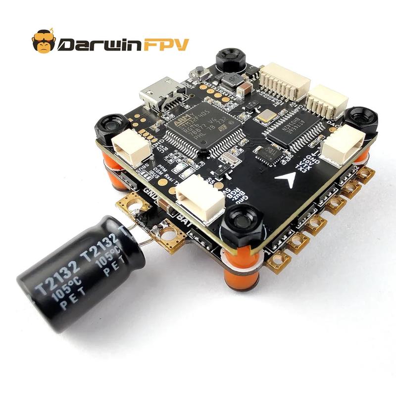 DarwinFPV Betaflight F4 FC 50A 2-6S BLHeli_S 4in1 Dshot600 FC Stack ESC