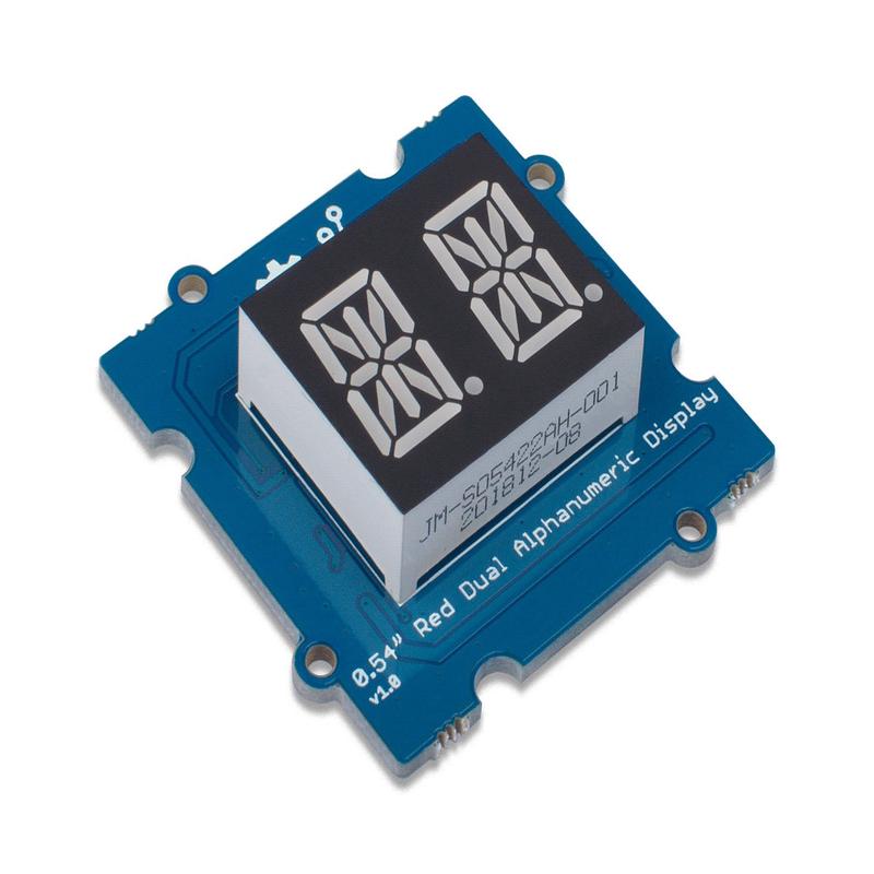 Grove - 0.54 Red Dual Alphanumeric Display