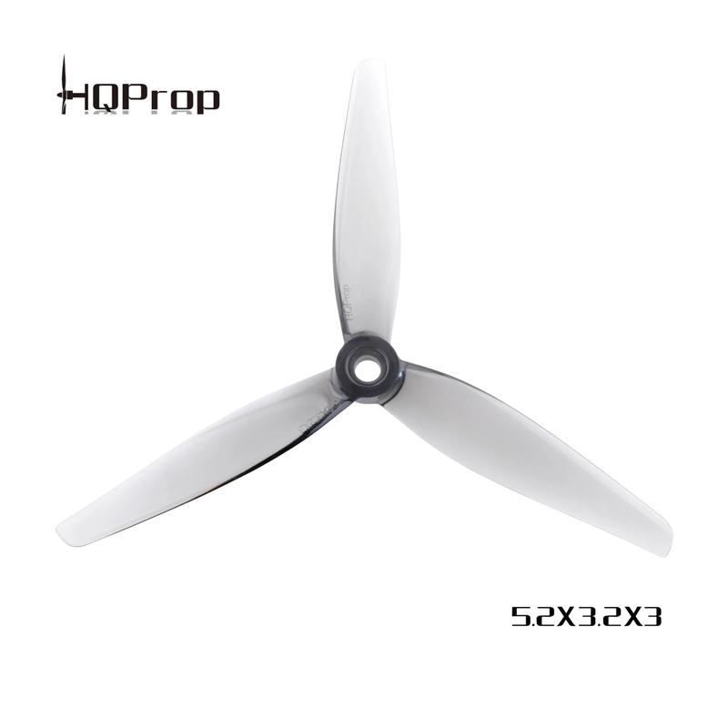 HQProp 5.2X3.2X3 Grey Propeller 3 Blade (2CW, 2CCW)