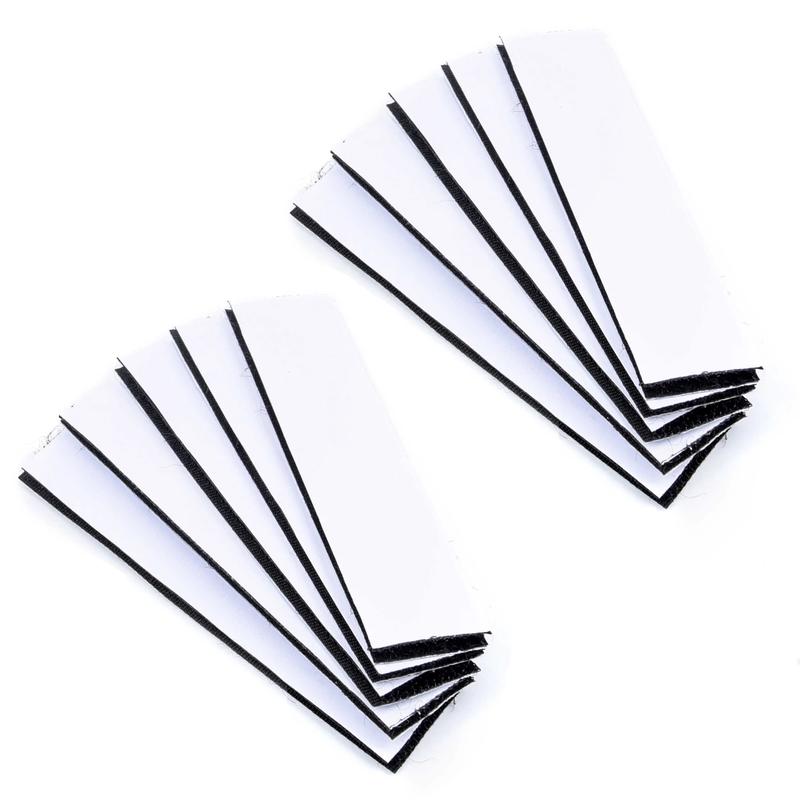 10pc Battery Self Adhesive Hook and Loop Tape
