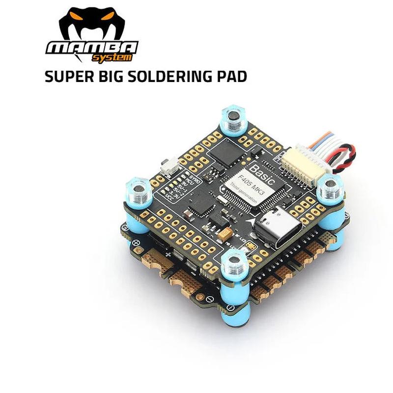 Mamba Stack Basic F405 Mk3 Lite F40 BLheli_S 6S (30x30) (F4 FC, 540A ESC)