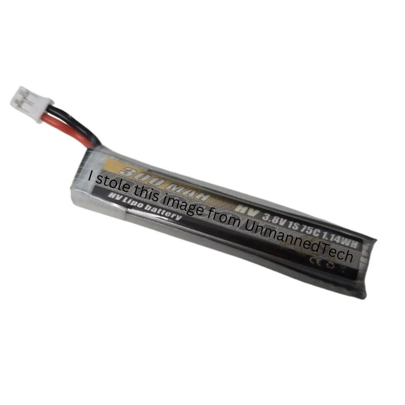 DogCom 1S 300mAh 75C HV PH2.0 LiPo Battery