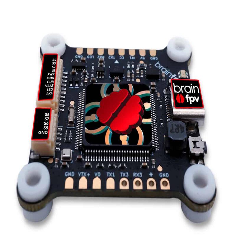 BrainFPV Radix 2 Flight Controller (H7 + graphic OSD)