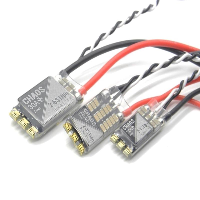 Chaos BLHeli_S Dshot ESC (20A, 25A, 30A) 2-6S
