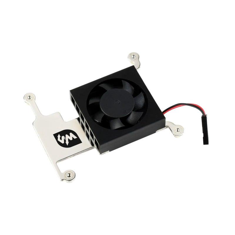 Low-Profile CPU Cooling Fan for Raspberry Pi 4B/3B+/3B, with Aluminium Alloy Bracket