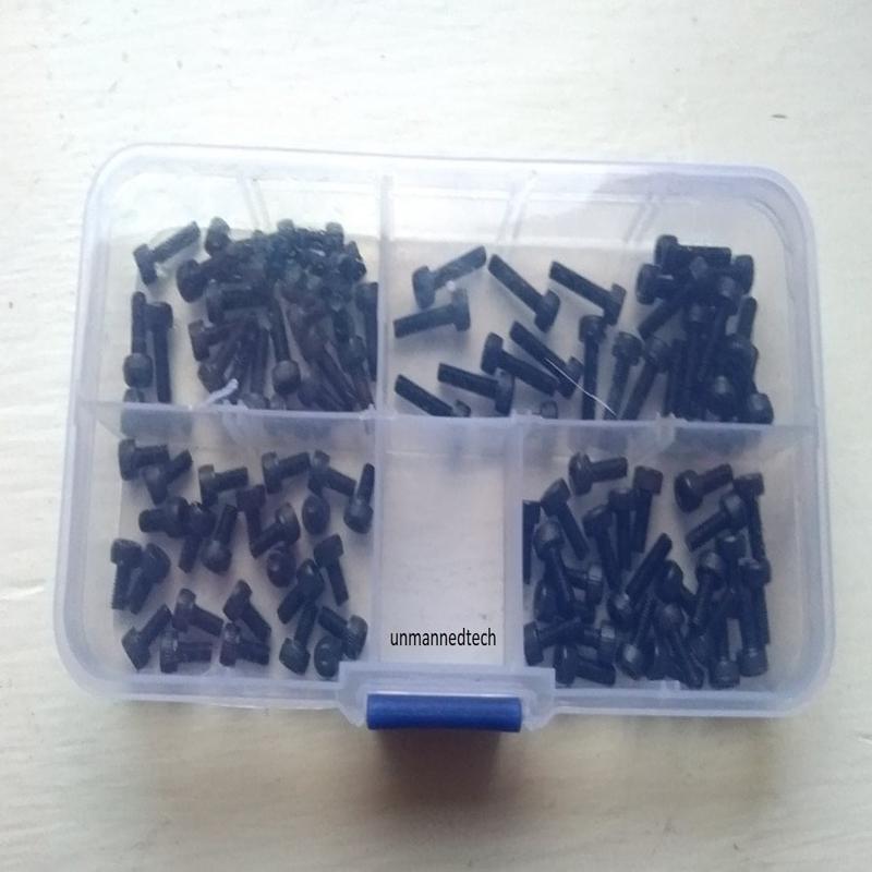 DroneBuildr M3 Steel Alloy Screw Set (100pcs)