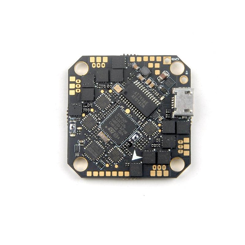 CrazyF411 AIO Toothpick Flight Controller + Receiver (20A ESC, OSD, Frsky RX)