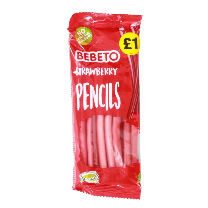 BEBETO Strawberry Pencils - 160g