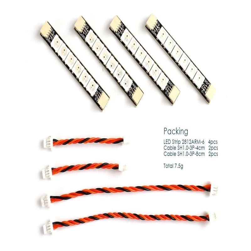 Matek 2812 6 RGB Arm LED (pack of 4)