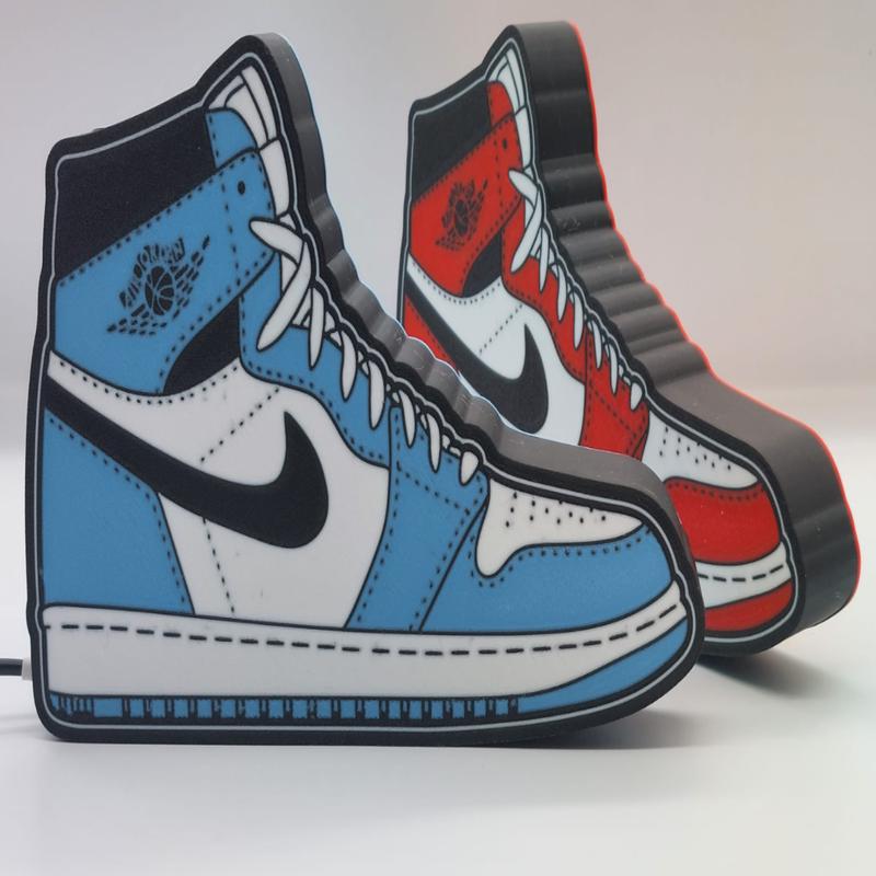 Air Jordan Lightbox 3D Printed Sneaker Tribute LED Display for Collectors & Fans