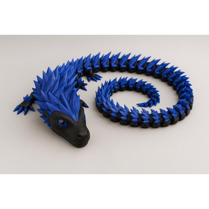 Articulated Dragon Blue & Black Crystal Edition