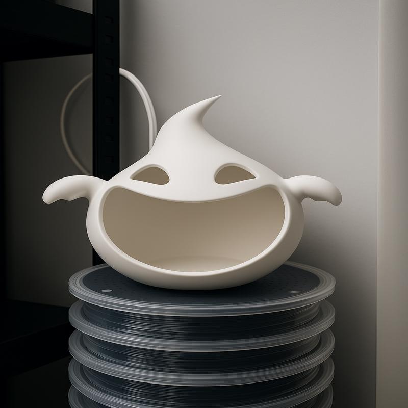 Ghost Candy Bowl Halloween Treat Dish with Personality