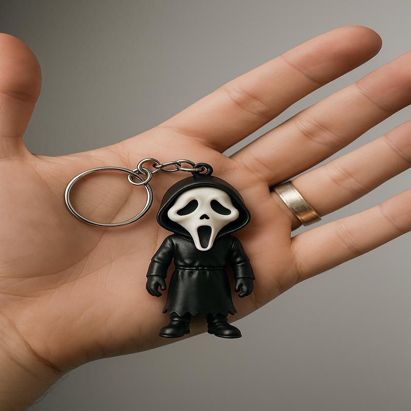 Ghostface Mini Keyring Scream-Inspired Horror Collectible