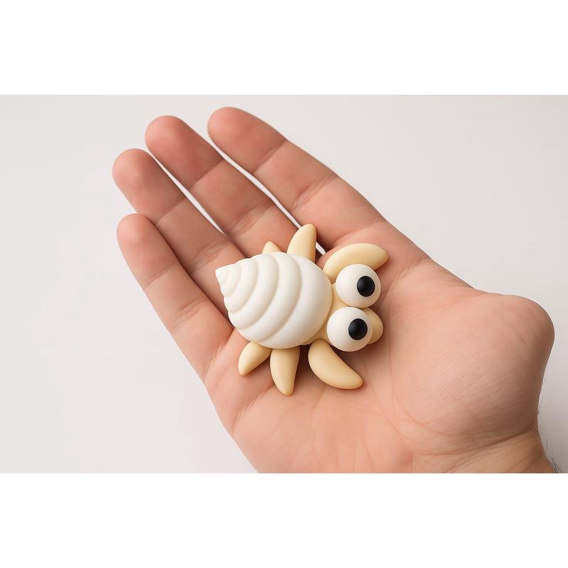 Articulated Crab Fidget Toy Ocean-Inspired Stress Reliever