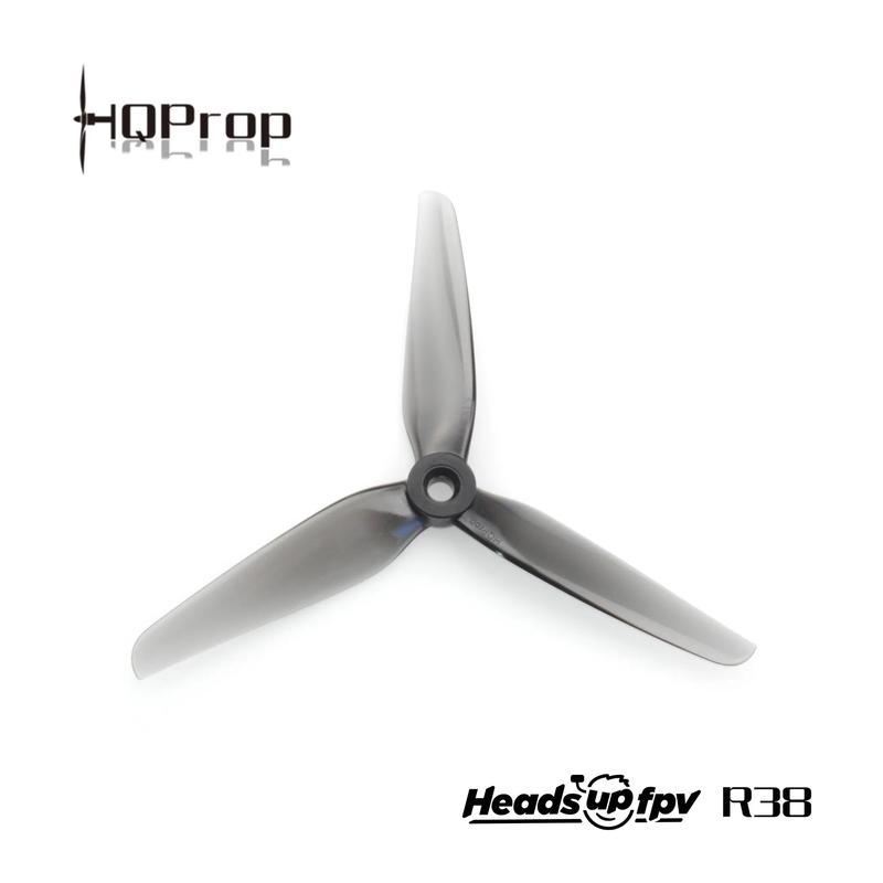 HQ HeadsUp FPV R38 Racing Prop (2CW, 2CCW) - Black