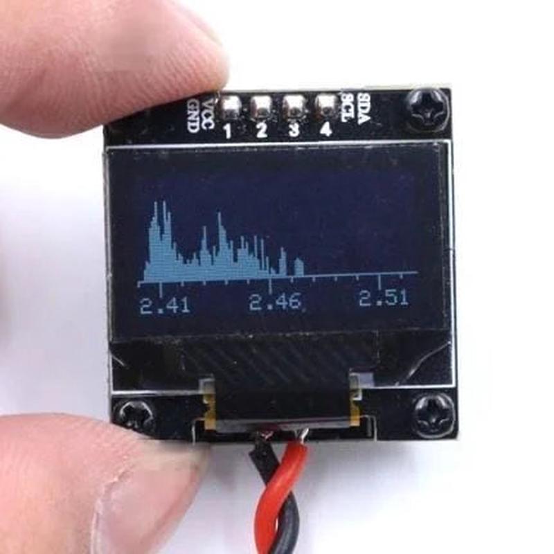 Portable 2.4 GHz Spectrum Analyser (OLED Display)