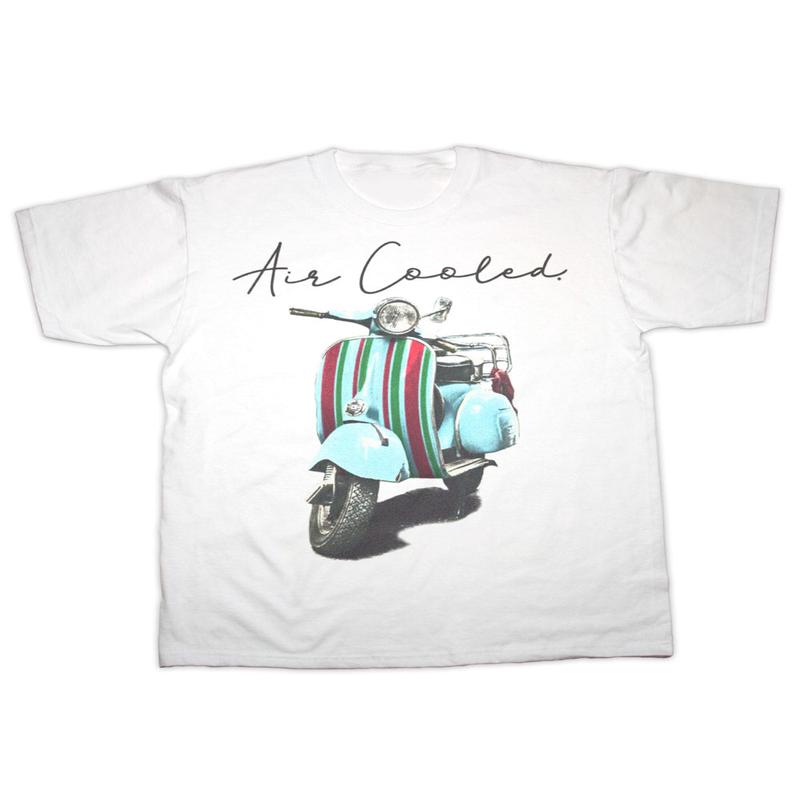 Air Cooled Scooter Stripes T Shirt
