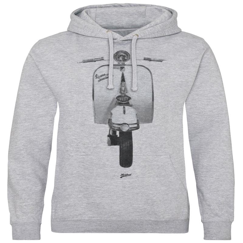 Italian Scooter Dot Print Hoodie