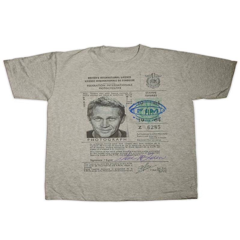 License Print T Shirt