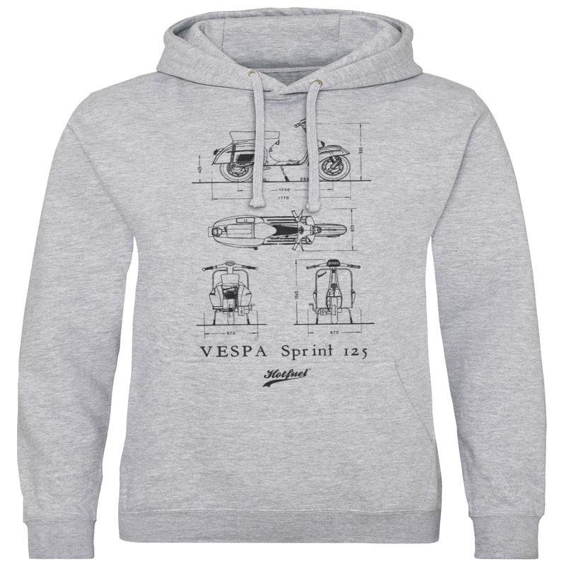 Sprint 125 Blueprint Hoodie
