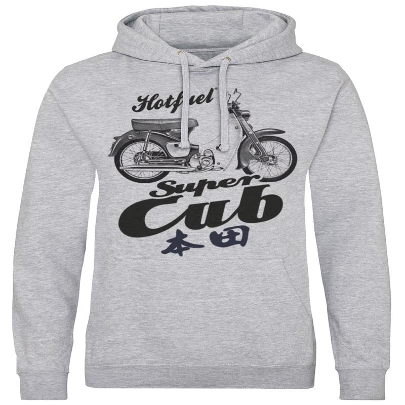 Super Cub Bike Print Hoodie