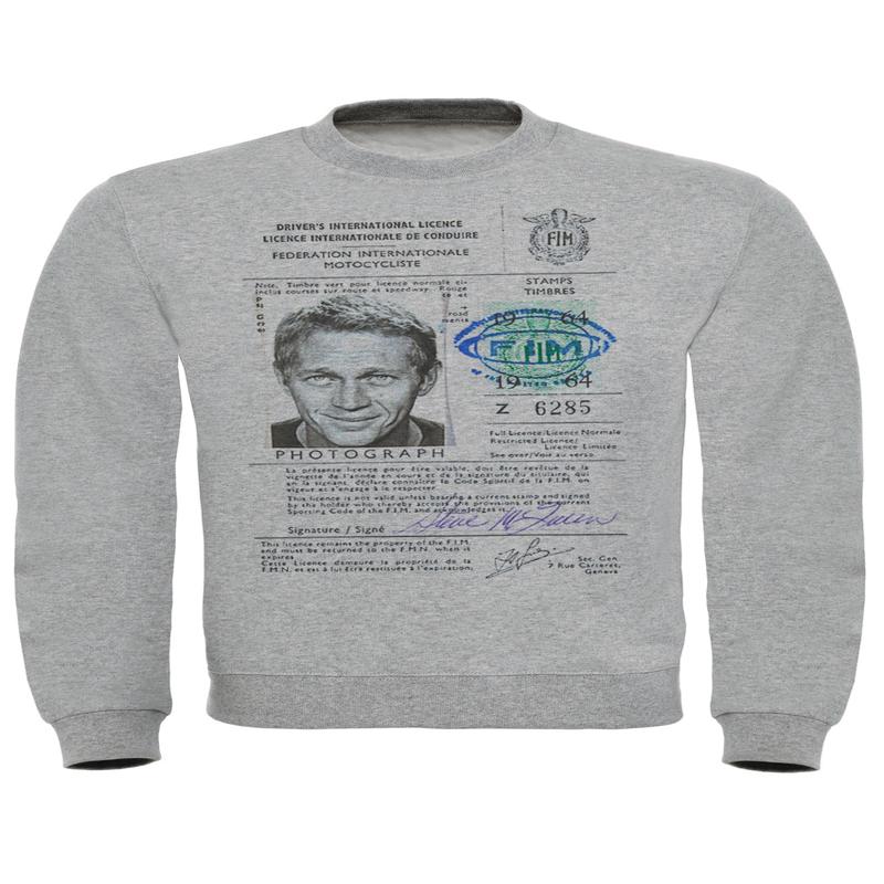 License Print Sweatshirt